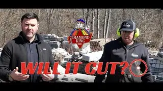 Will It Cut? Episode 1: Racing The Hurricane Diamond Blade vs Tiger Shark Diamond Blade