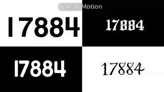 Numbers 1 to 36000 but....
