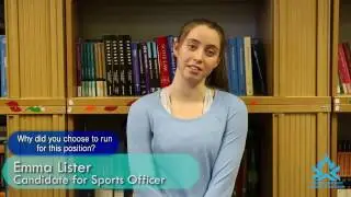 AUSA '17 Elections: Emma Lister for Sports Officer