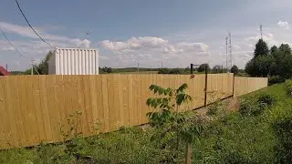 Деревня Соснино (забор, дни 24-25)