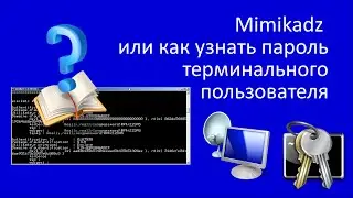 Mimikadz или как узнать пароль терминального пользователя