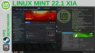 LINUX MINT 22.1 Gaming Performance | Gaming on Linux