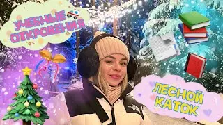 ✨vlogmas✨откровения об учебе в меде, лесной каток🎄