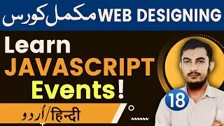 18 Events In JavaScript Tutorials In Urdu/Hindi By 