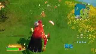Human vs Fire in Fortnite ( 4K )