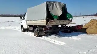 По весеннему снежку