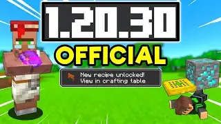 AKHIRNYA OFFICIAL !! SEMUA HAL BARU DI MCPE 1.20.30 OFFICIAL...