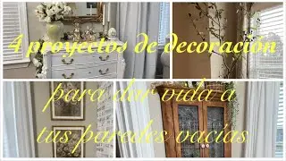DECORA Y DALE VIDA A TUS PAREDES O ESQUINAS CON IDEAS CREATIVAS O RECUPERA TUS MUEBLES VIEJOS!
