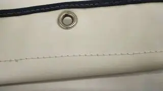 Прошивка сгнивших ниток тента