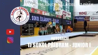 Teamgym junior Malá oblast Písek 2024 │TJ Sokol Příbram - Junior I│Akrobacie