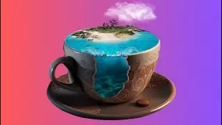 canva tutorial: add island to coffee