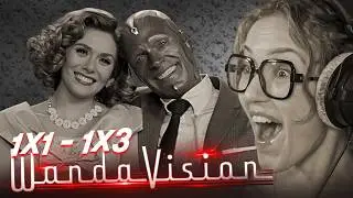 First Time Watching WandaVision! (Season 1, Ep 1-3)