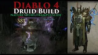 Diablo 4 Druid Build - Nature's Fury Trample Slide