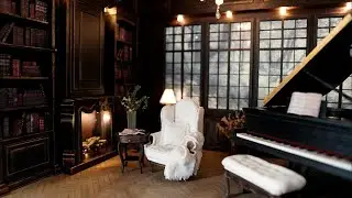 1/12 Scale Grand Piano Room Box Diorama