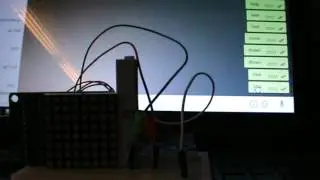 Telegram bot controlling Arduino LED and 8x8 LED matrix