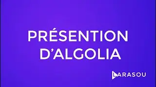 1- Présentions d'Algolia