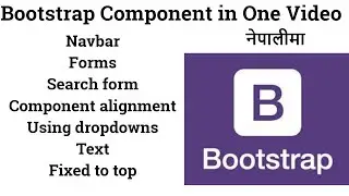 9 Bootstrap Component in One Video | components in bootstrap | 