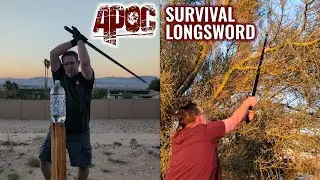 APOC Survival Longsword - tactical longsword designed by Angus Trim - review