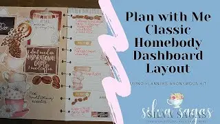 Plan with Me Classic Homebody Dashboard Layout | Planner Anonymous Barista Box