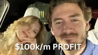 How I make $100k/m profit at 23 (not selling a course)