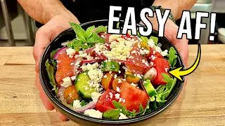 FAST & Fresh Watermelon Feta Salad | The Perfect Summer Salad!