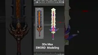 3Ds Max Sword Modeling 