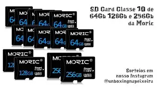 SD Card classe 10 de 64Gb, 128Gb e 256Gb da Moric
