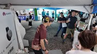 HUAWEI FreeClipの振り落としチャレンジ in 北海道マラソン