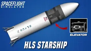 How to build Lunar Starship HLS in Spaceflight Simulator