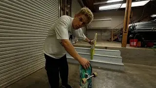 I Made The Right Choice! The New Board Size is Finally Starting to Feel Good! Solo Night Skate Sesh