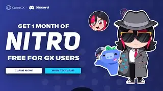 🔥COMO CONSEGUIR DISCORD NITRO GRATIS +1 MES (OPERA GX)