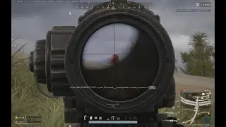 SLR и AWM в деле. PUBG