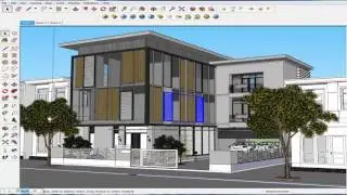 sketchup tutorial vray sketchup exterior part 1