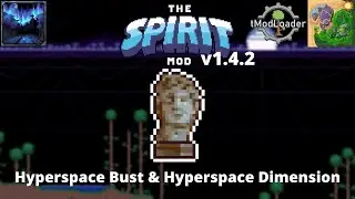 Vaporwave Dimension in Terraria! || Spirit Mod v1.4.2 NEW Hyperspace Bust & Dimension