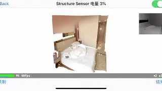 Random Structure Depth Sensor Test With SceneKit + ARKit (Extra footage)