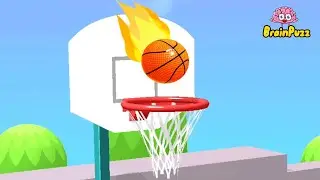 Bounce Dunk - Satisfying All Level Game Mobile PRO Walkthrough NEW Trailers UPDATE Gameplay
