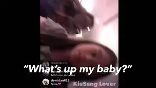 Mackie says “What’s Up My Baby” to Esang🙊💓 - IG Live | Kiesang
