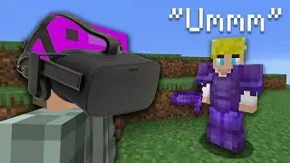 Joining RANDOM People's Minecraft Servers in VR