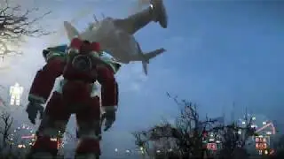 Fallout 4 - Survival - Going back to Nordhagen with my Vim Power Armor