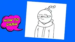 How to draw Whitty step by step / Draw Friday Night Funkin