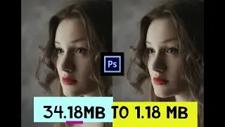 #5 Reduce file or image size without losing image quality |100% working | photoshop cc 2020