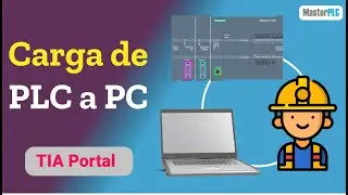 UPLOAD a PLC PROGRAM to the TIA Portal / UPLoad S7-1200 ✅🐱‍🏍🐱‍👤