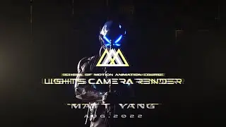 Cyberpunk Samurai Vs. Alien 3D Animation