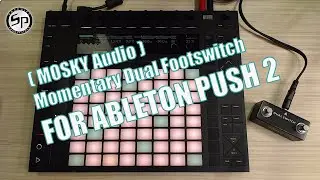 MOSKY MOMENTARY DUAL FOOTSWITCH FOR ABLETON PUSH 2