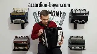 Russian Bayan Tula, Original Tulskiy button accordion, Folk Chromatic Button accordion
