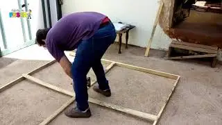 Estrutura para painel de tecido sublimado