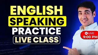 English Speaking Practice | Spoken English Live Class | English Reading Class 