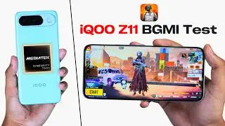 iQOO Z11 5G Bgmi Pubg Test | graphics Gyro settings, Battery test | iqoo z11 review
