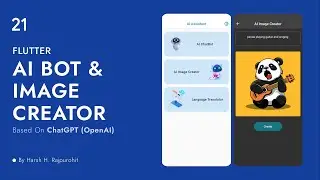21.Text to AI Image Generator ChatGpt Dall E API In Flutter & Dart | Ai Assistant