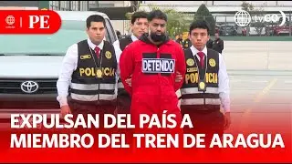 Member of the Tren de Aragua expelled from the country | Primera Edición | Noticias Perú